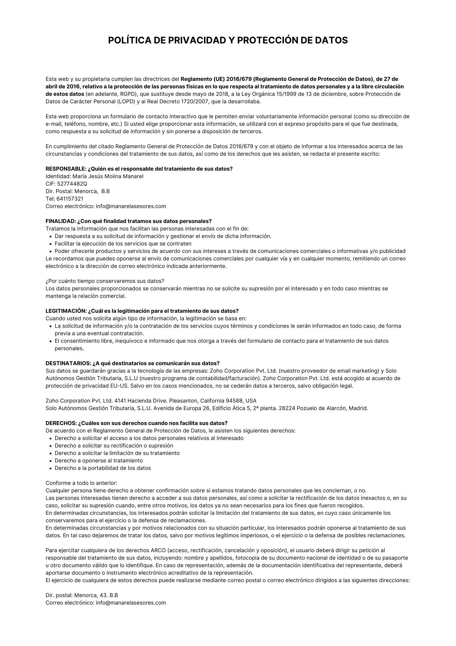 Manarel Asesores Consultoría